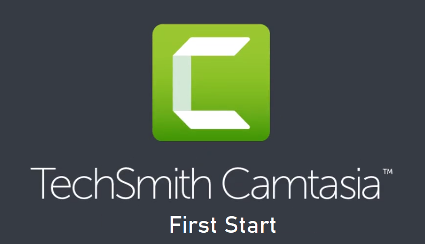 Starting Camtasia for the first time