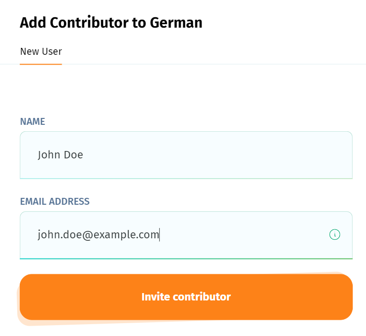 POEditor - inviting contributors